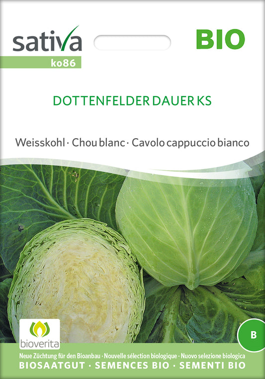 Artikelbild 1 von "BIO Weisskohl Dottenfelder Dauer Ks" aus der Kategorie Weißkohlsamen