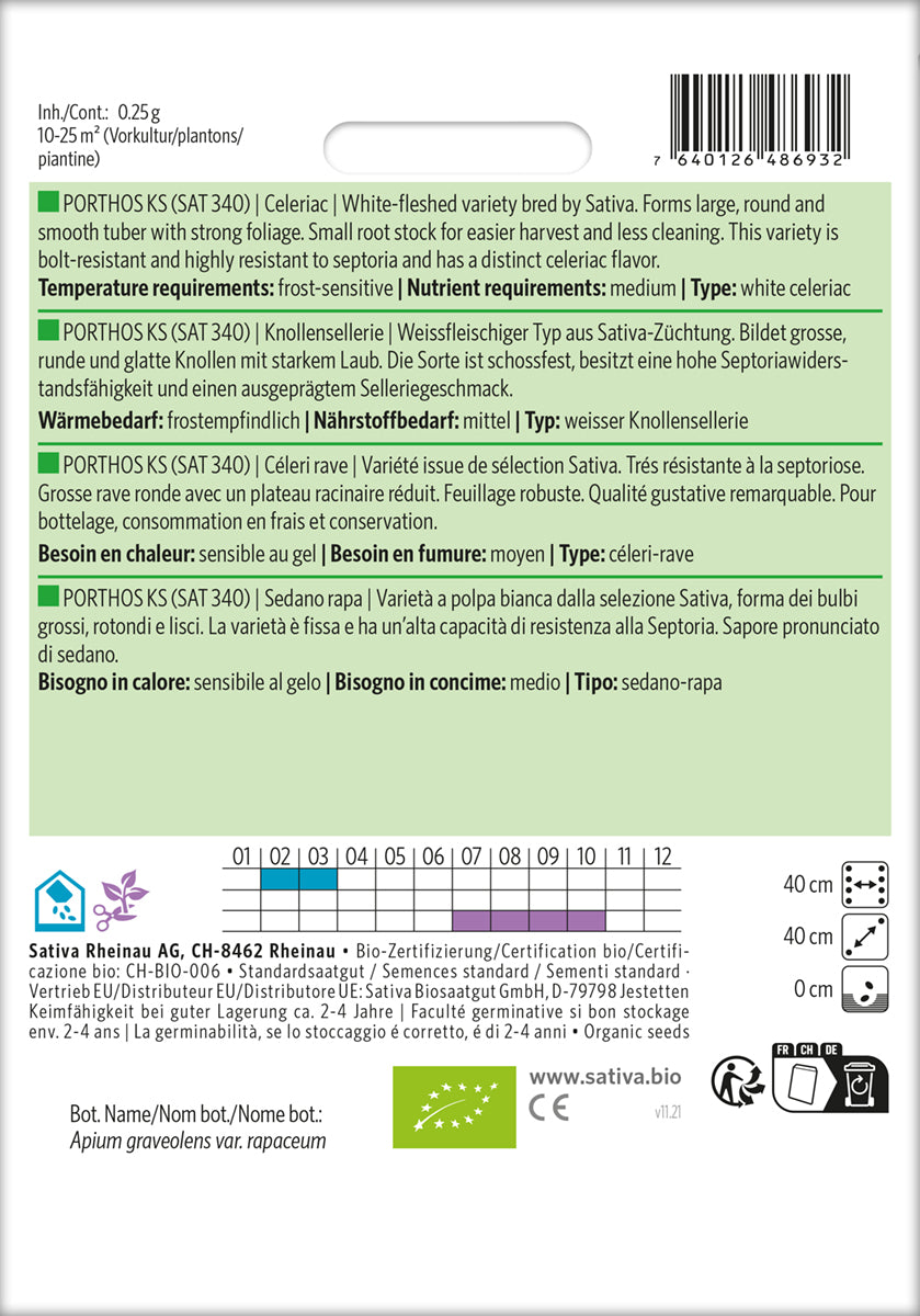 Artikelbild 2 von "BIO Knollensellerie Auslese" aus der Kategorie Knollenselleriesamen