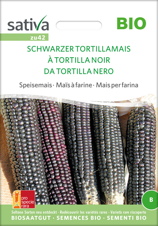 Artikelbild 1 von "BIO Speisemais Schwarzer Tortillamais" aus der Kategorie Maissamen