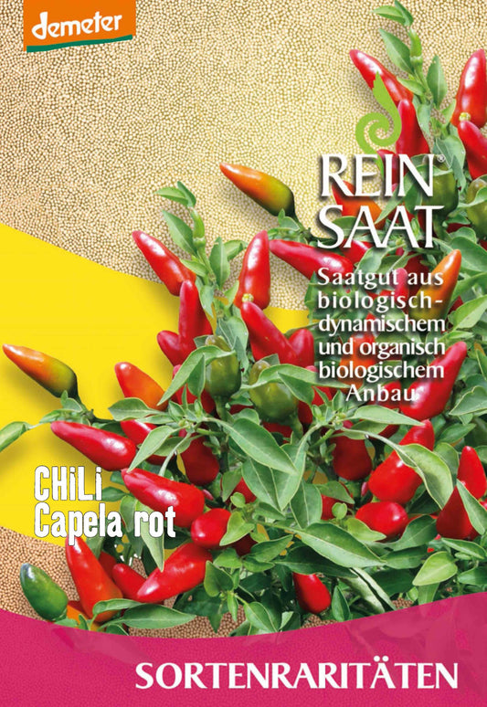 Artikelbild 1 von "BIO Chili Capela rot" aus der Kategorie Gemüsesamen