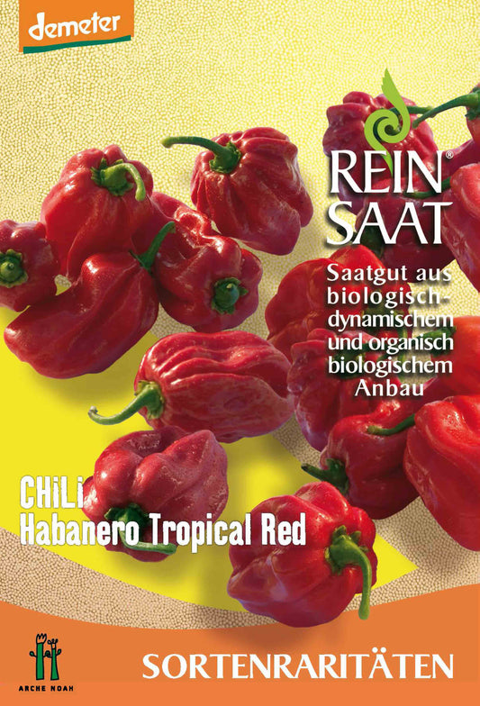 Chili Habanero Tropical Red | BIO Chilisamen von Reinsaat