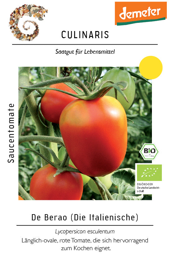 Artikelbild 1 von "BIO Saucentomate De Berao" aus der Kategorie Tomatensamen
