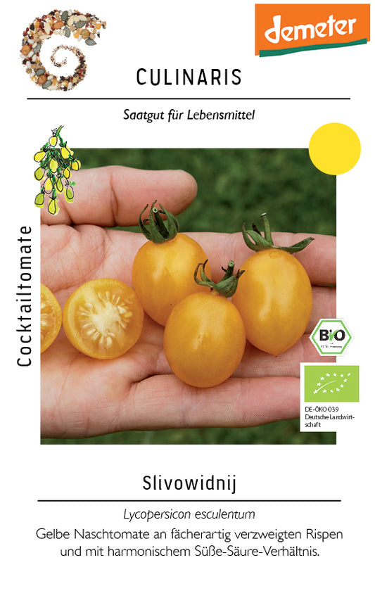 Artikelbild 1 von "BIO Cocktailtomate Slivowidnij" aus der Kategorie Kirschtomatensamen