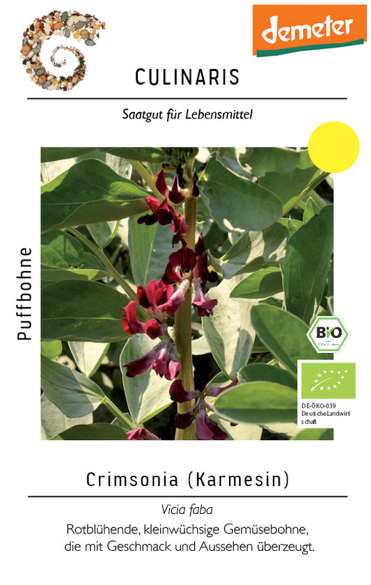 Artikelbild 1 von "BIO Puffbohne Karmesin" aus der Kategorie Puffbohnensamen
