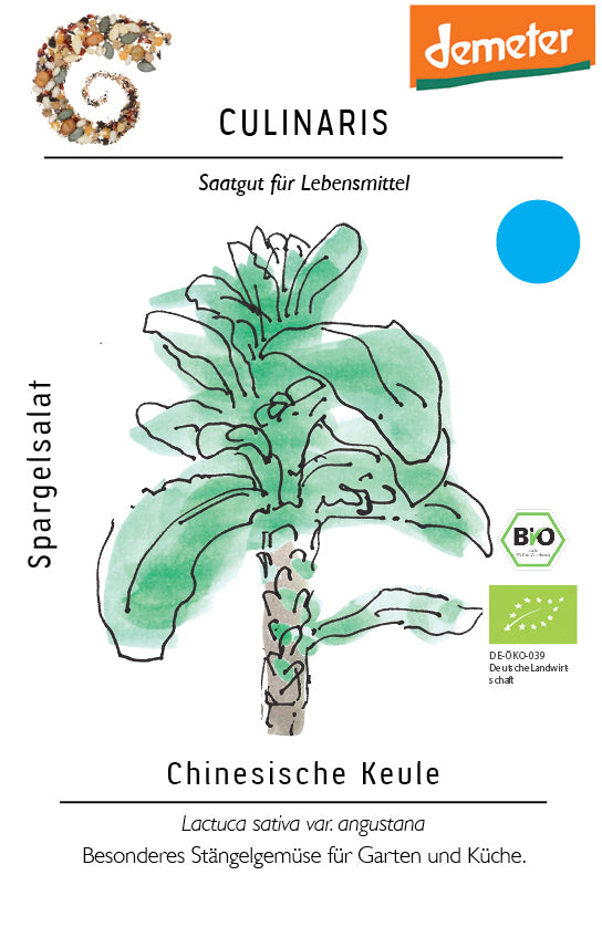 Artikelbild 1 von "BIO Spargelsalat Chinesische Keule" aus der Kategorie Salatsamen