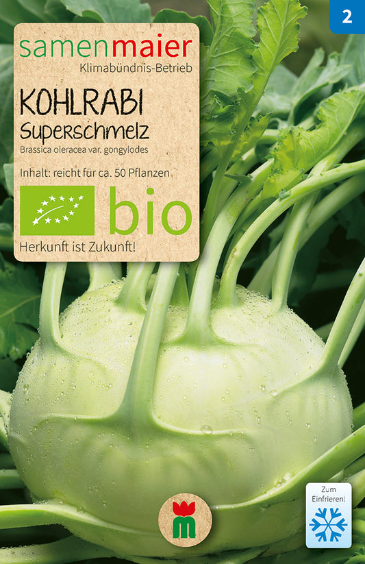 Artikelbild 1 von "BIO Kohlrabi Superschmelz" aus der Kategorie Kohlrabisamen