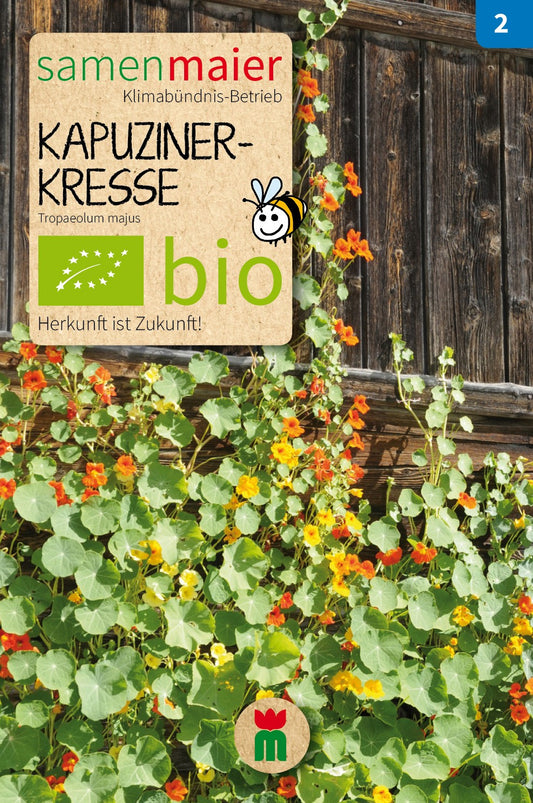 Artikelbild 1 von "BIO Kapuzinerkresse rankend Mischung" aus der Kategorie Kapuzinerkressesamen