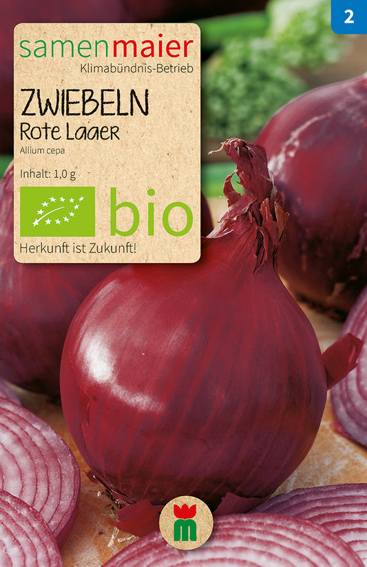 Artikelbild 1 von "BIO Zwiebel Rote Laaer" aus der Kategorie Zwiebelsamen