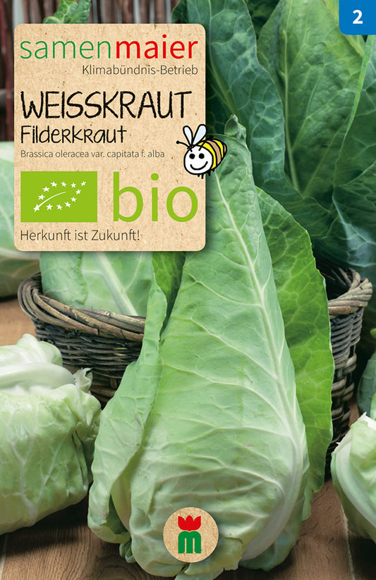 Artikelbild 1 von "BIO Weißkraut Spitz-Filderkraut spät" aus der Kategorie Weißkohlsamen