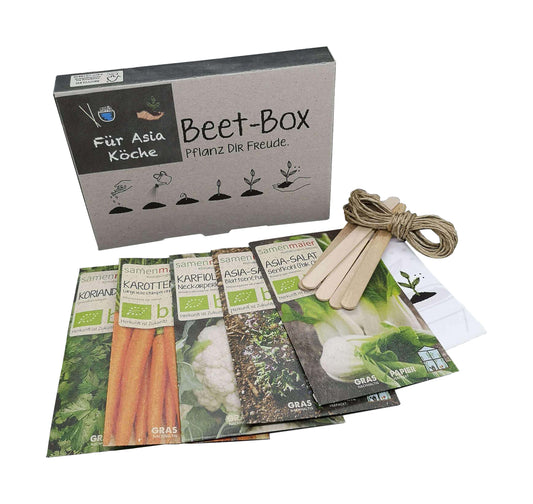 Artikelbild 1 von "BIO Beet-Box "Für Asia Köche"" aus der Kategorie Gemüsesamen-Sets