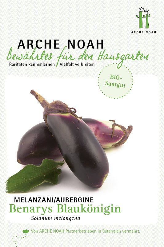 Artikelbild 1 von "Bio-Aubergine Benarys Blaukönigin" aus der Kategorie Auberginensamen