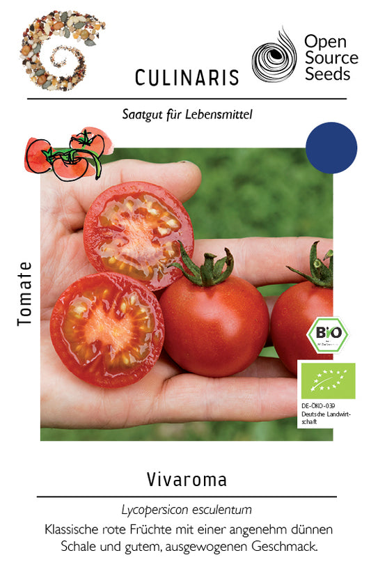 Artikelbild 1 von "BIO Freilandtomate Vivaroma" aus der Kategorie Tomatensamen