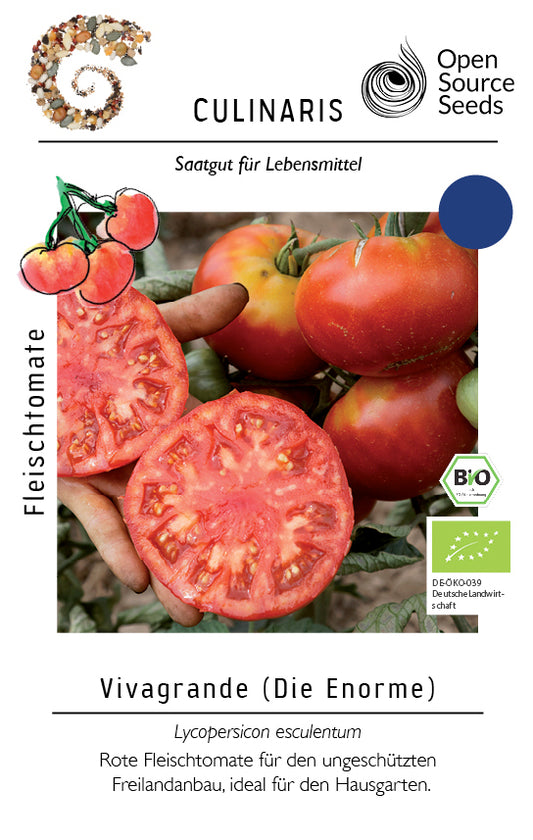 Artikelbild 1 von "BIO Freilandtomate Vivagrande" aus der Kategorie Tomatensamen