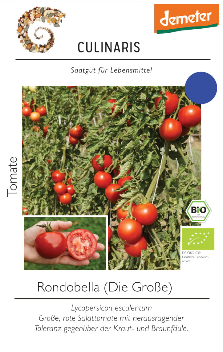 Artikelbild 1 von "BIO Freilandtomate Rondobella" aus der Kategorie Tomatensamen
