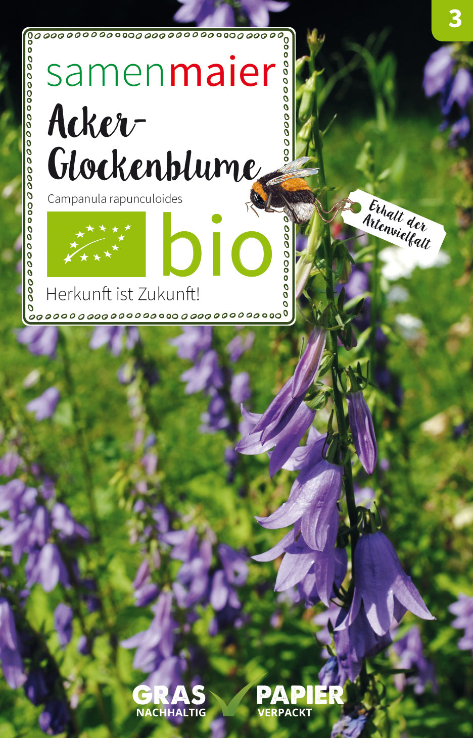 Artikelbild 1 von "BIO Acker-Glockenblume" aus der Kategorie Glockenblumensamen