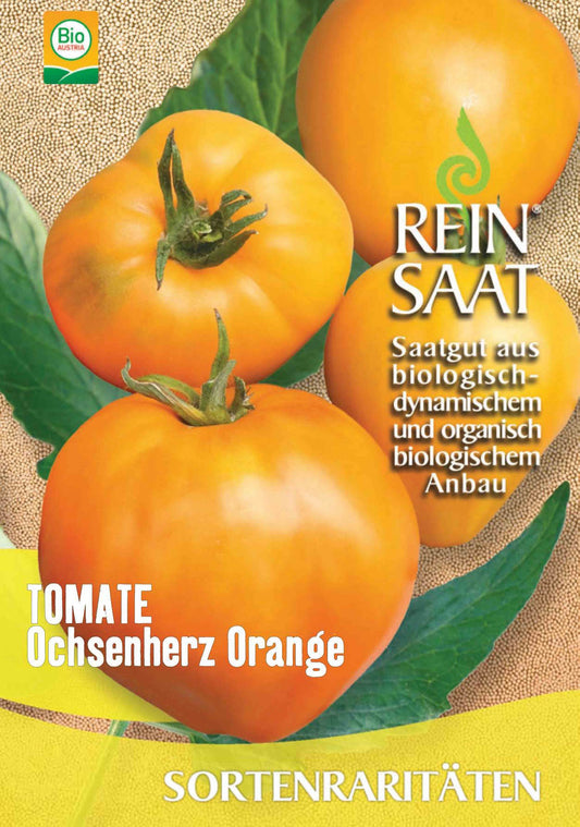 Artikelbild 1 von "BIO Tomate Ochsenherz Orange" aus der Kategorie Tomatensamen