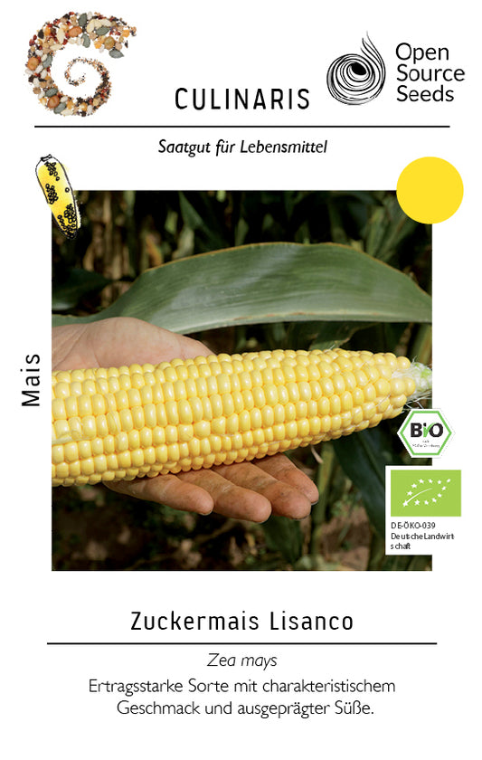 Artikelbild 1 von "BIO Zuckermais Lisanco" aus der Kategorie Maissamen
