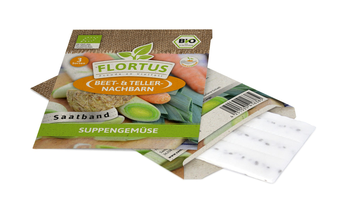 Artikelbild 4 von "BIO Suppengemüse (Saatband)" aus der Kategorie Saatbänder & Saatplatten