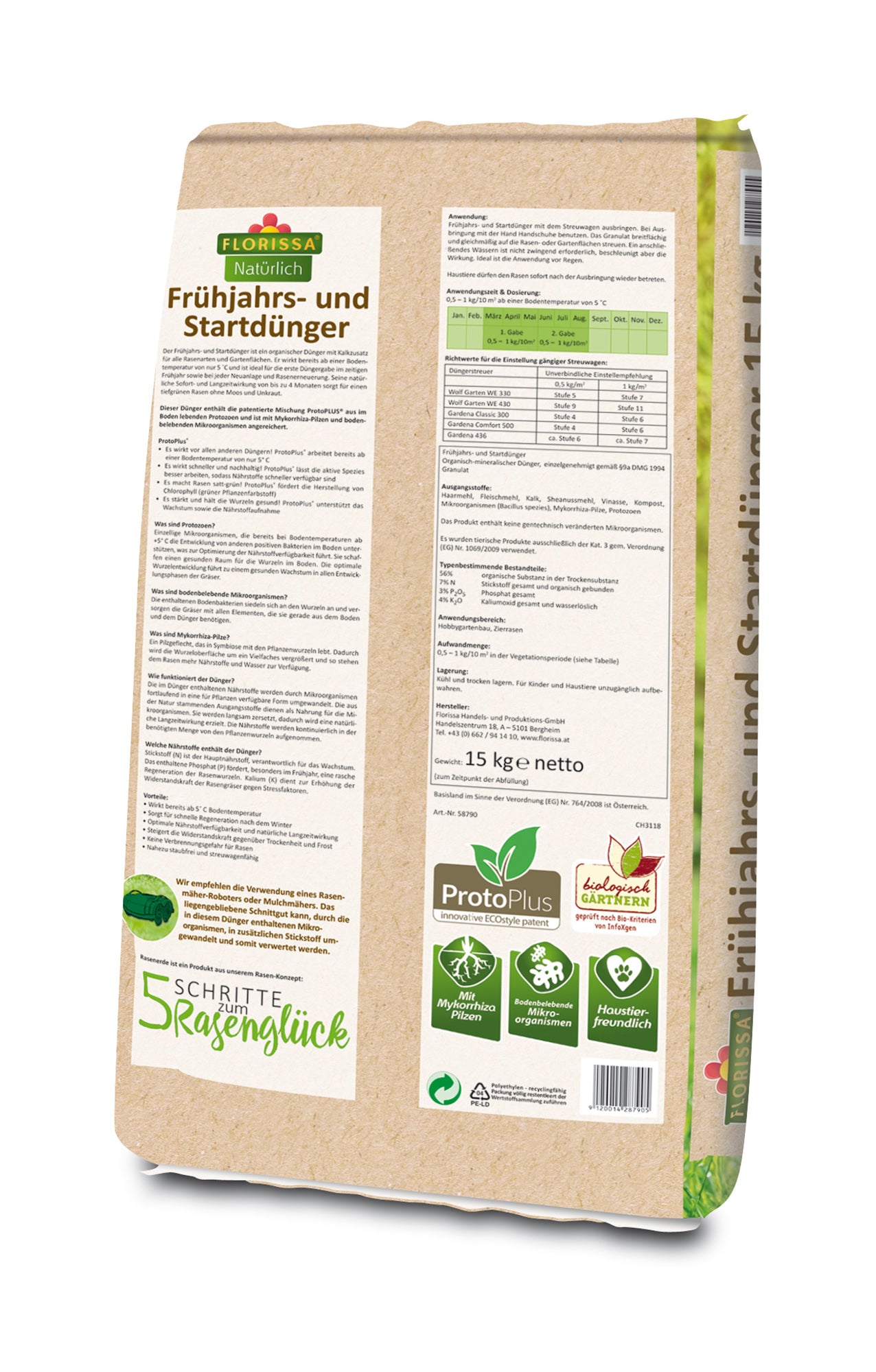 Artikelbild 2 von "BIO Proto Plus Frühjahrs- und Startdünger (15 kg)" aus der Kategorie Dünger