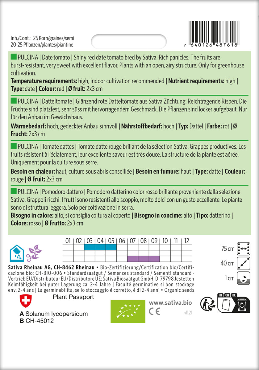 Artikelbild 2 von "BIO Datteltomate Pulcina" aus der Kategorie Stabtomatensamen