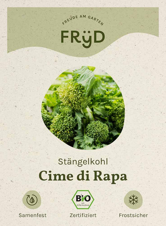 Artikelbild 1 von "Fryd BIO Stängelkohl Cime di Rapa" aus der Kategorie Kohlsamen