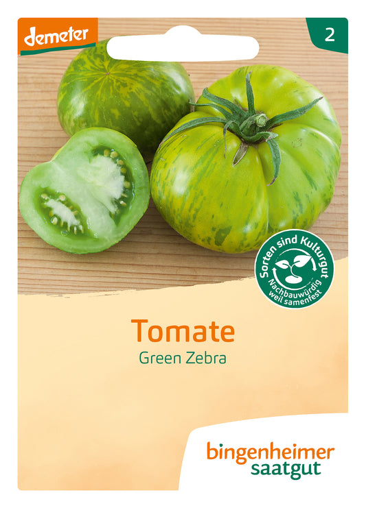 Artikelbild 1 von "BIO Tomate Green Zebra" aus der Kategorie Tomatensamen