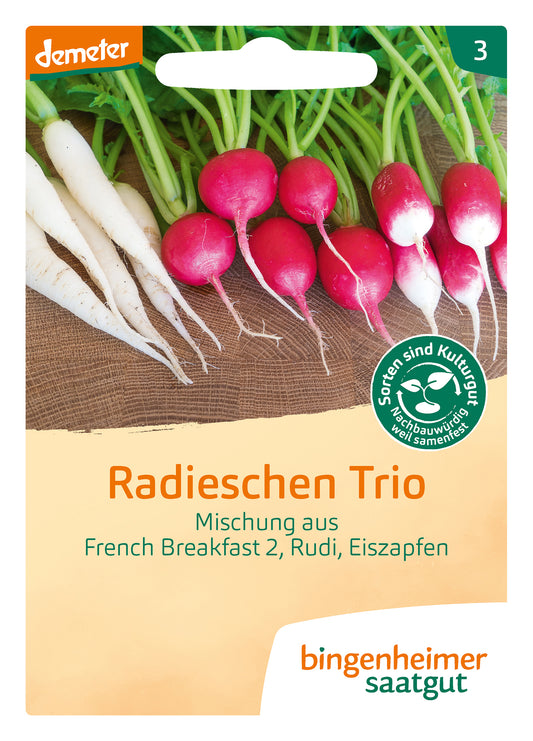 Artikelbild 1 von "BIO Radieschen Trio - Radies Mischung" aus der Kategorie Radieschensamen