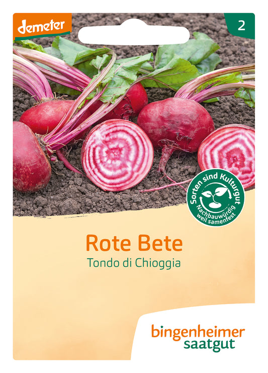 Artikelbild 1 von "BIO Rote Bete Tondo di Chioggia" aus der Kategorie Rote Beetesamen
