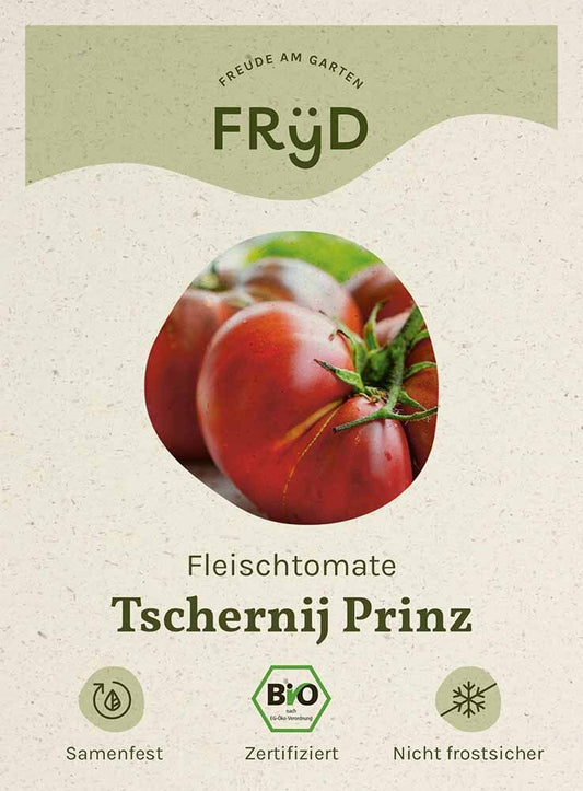 Artikelbild 1 von "Fryd BIO Fleischtomate Tschernij Prinz" aus der Kategorie Tomatensamen