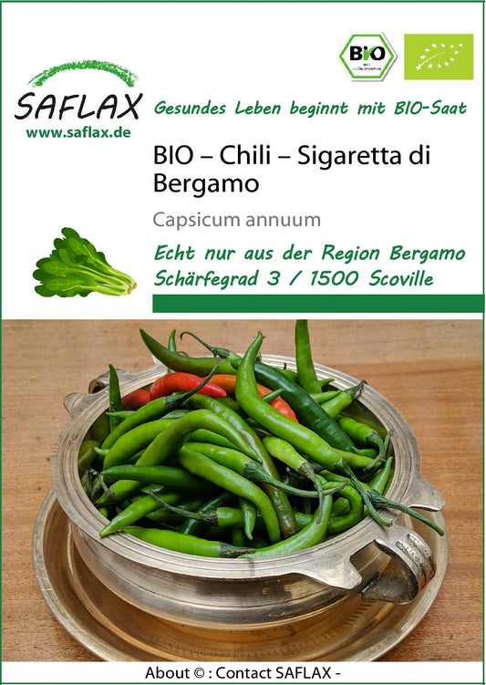 Artikelbild 2 von "BIO Chili Sigaretta di Bergamo" aus der Kategorie Gemüsesamen