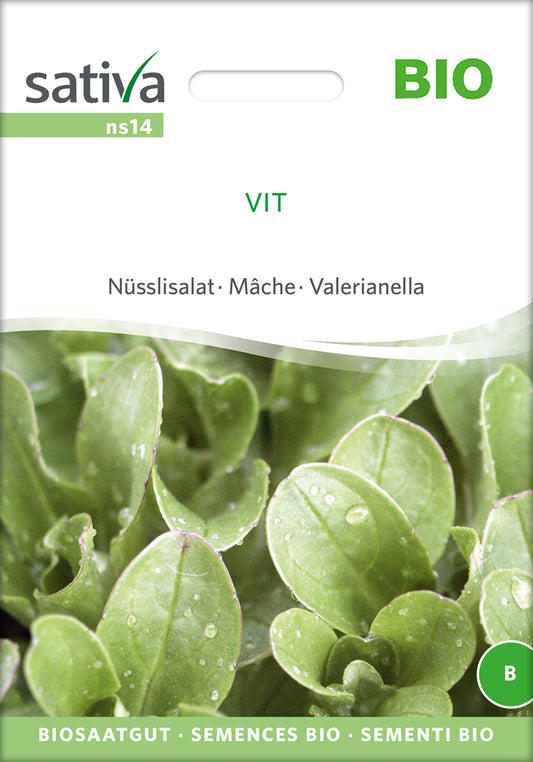 Nüsslisalat Vit | BIO Feldsalatsamen von Sativa Rheinau