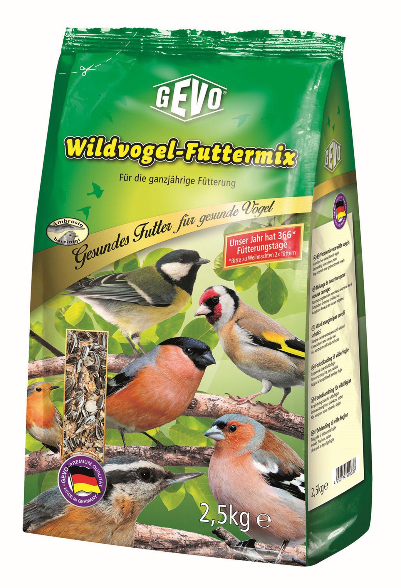 Wildvogel-Futtermix (2,5 kg) | Futtermix von GEVO