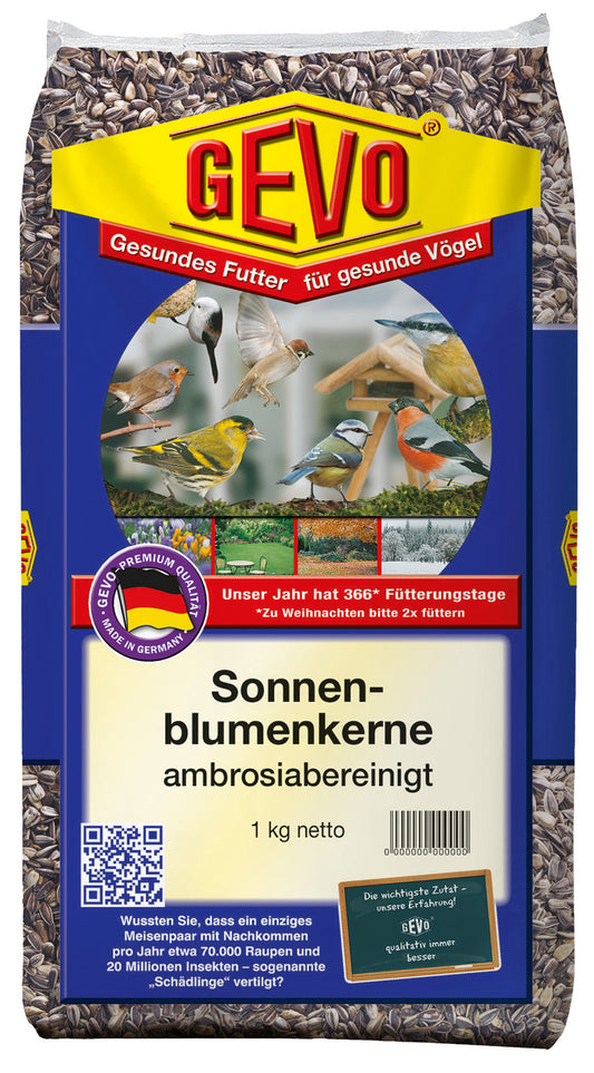 Artikelbild 1 von "Sonnenblumenkerne gestreift (1 kg)" aus der Kategorie Wildvogelfutter