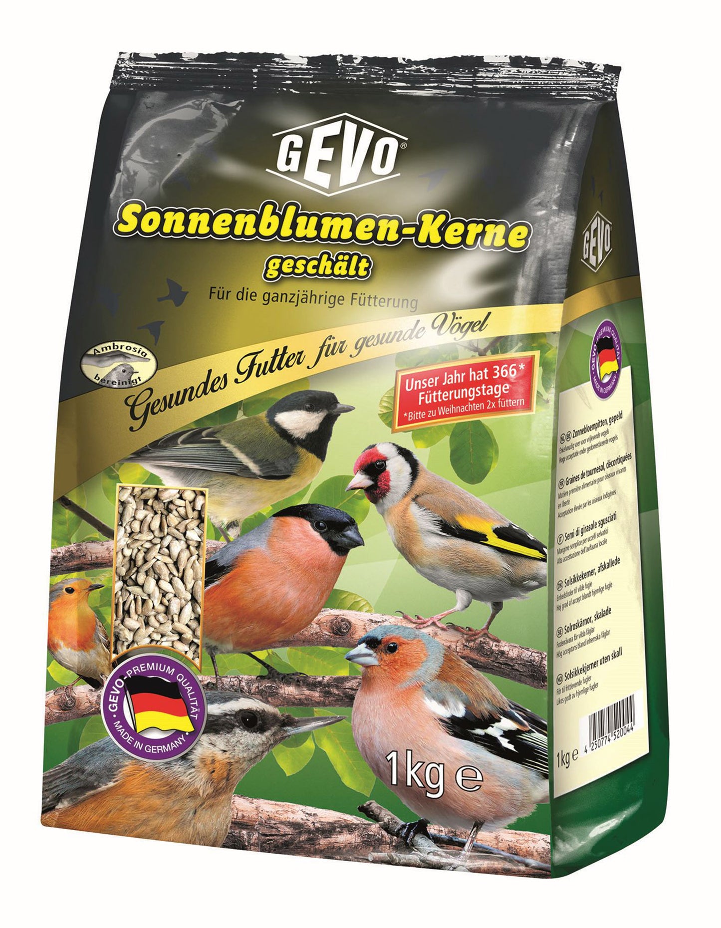 Sonnenblumenkerne geschält (1 kg) | Sonnenblumenkerne von GEVO