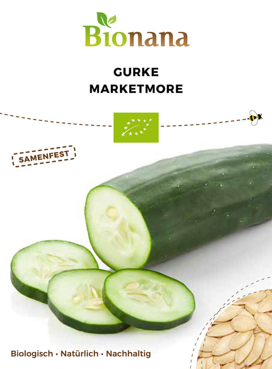 Gurke Marketmore | BIO Gurkensamen von Bionana