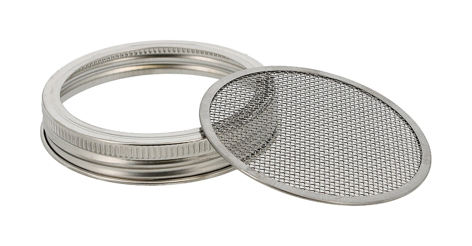 Sieb und Ring für Sprossenglas (750 / 1000 ml) | Sprossengläser von Eschenfelder