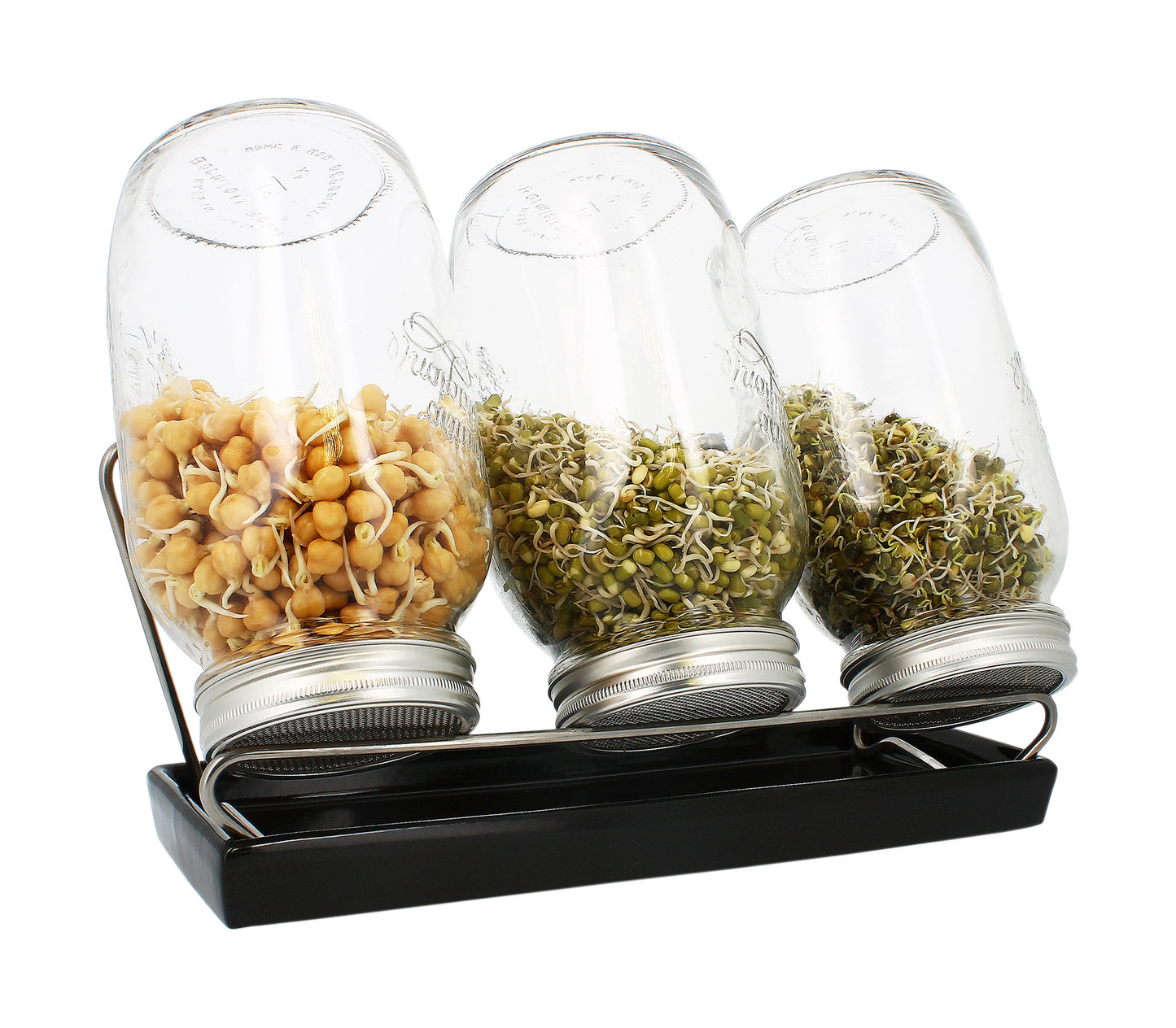 Artikelbild 1 von "Sprossenglas-System III anthrazit (1500 ml)" aus der Kategorie Sprossengläser