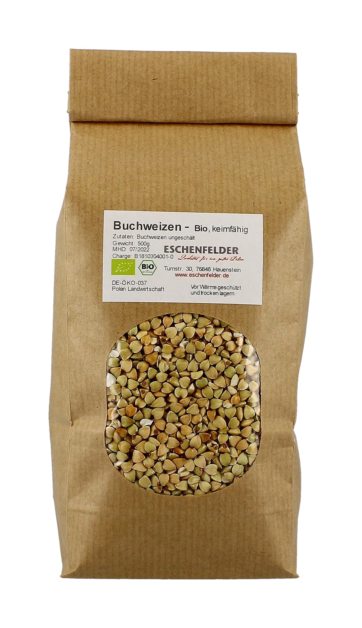 Artikelbild 1 von "BIO Buchweizen (500 g)" aus der Kategorie Keimsprossen