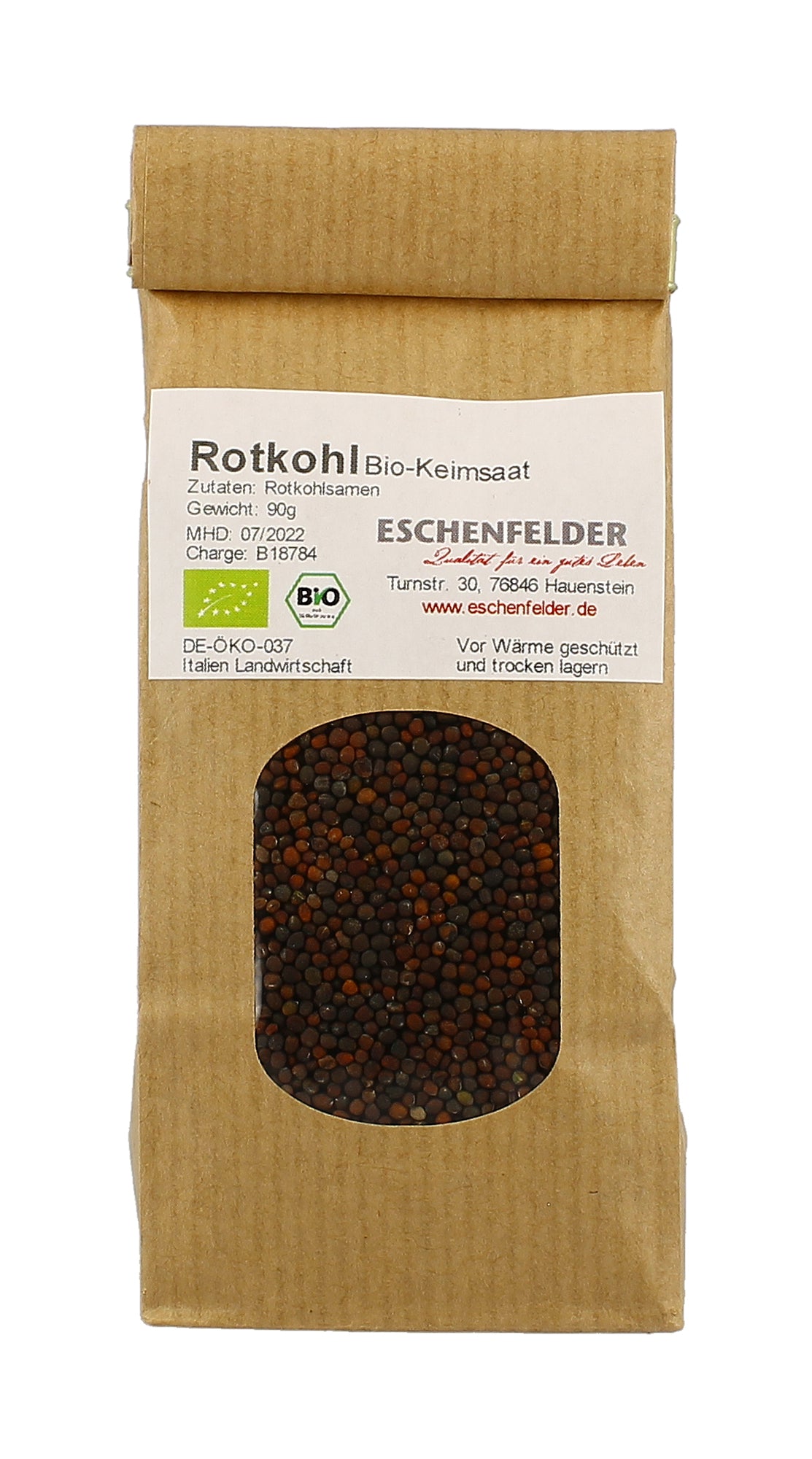 Artikelbild 1 von "BIO Rotkohl (90 g)" aus der Kategorie Keimsprossen