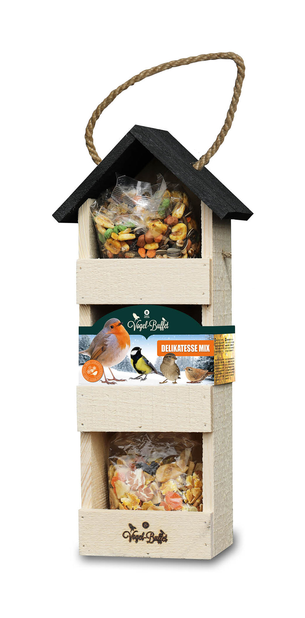 Vogel-Buffet Etagére | Vogelfutter von Baza