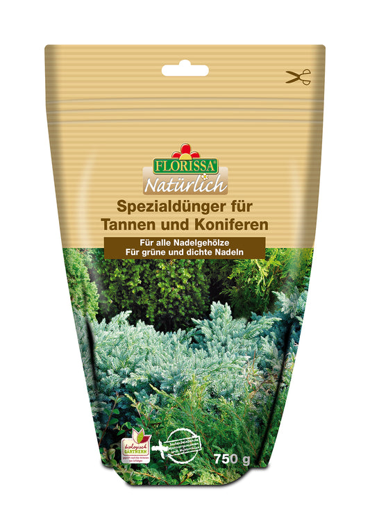 Spezialdünger für Tannen und Koniferen (750 g) | BIO Dünger von Florissa