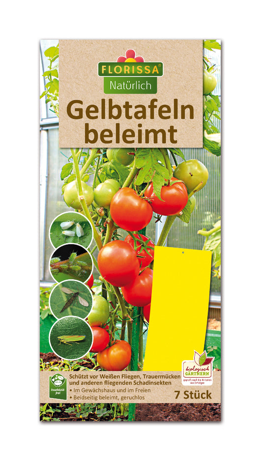 Gelbtafeln beleimt (7 Stück) | Fallen und Fernhaltemittel von Florissa