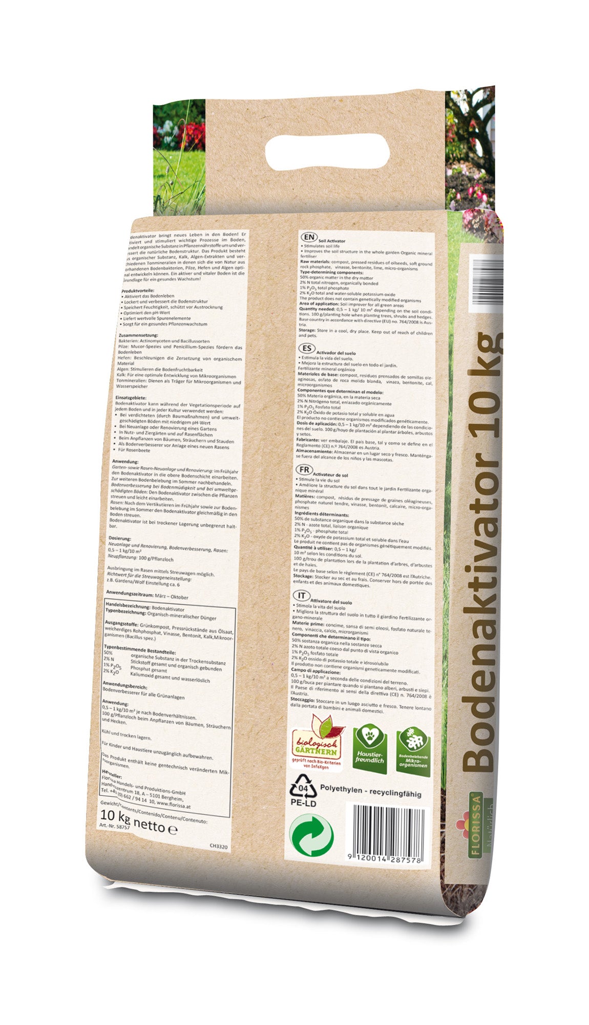 Bodenaktivator (10 kg) | BIO Bodenverbesserung von Florissa