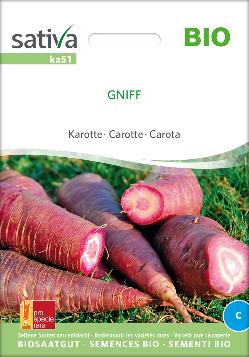 Artikelbild 1 von "BIO Möhre Gniff [MHD 12/2025]" aus der Kategorie Möhrensamen