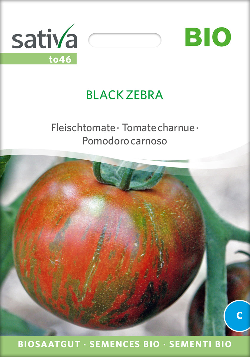Artikelbild 1 von "BIO Fleischtomate Black Zebra" aus der Kategorie Fleischtomatensamen