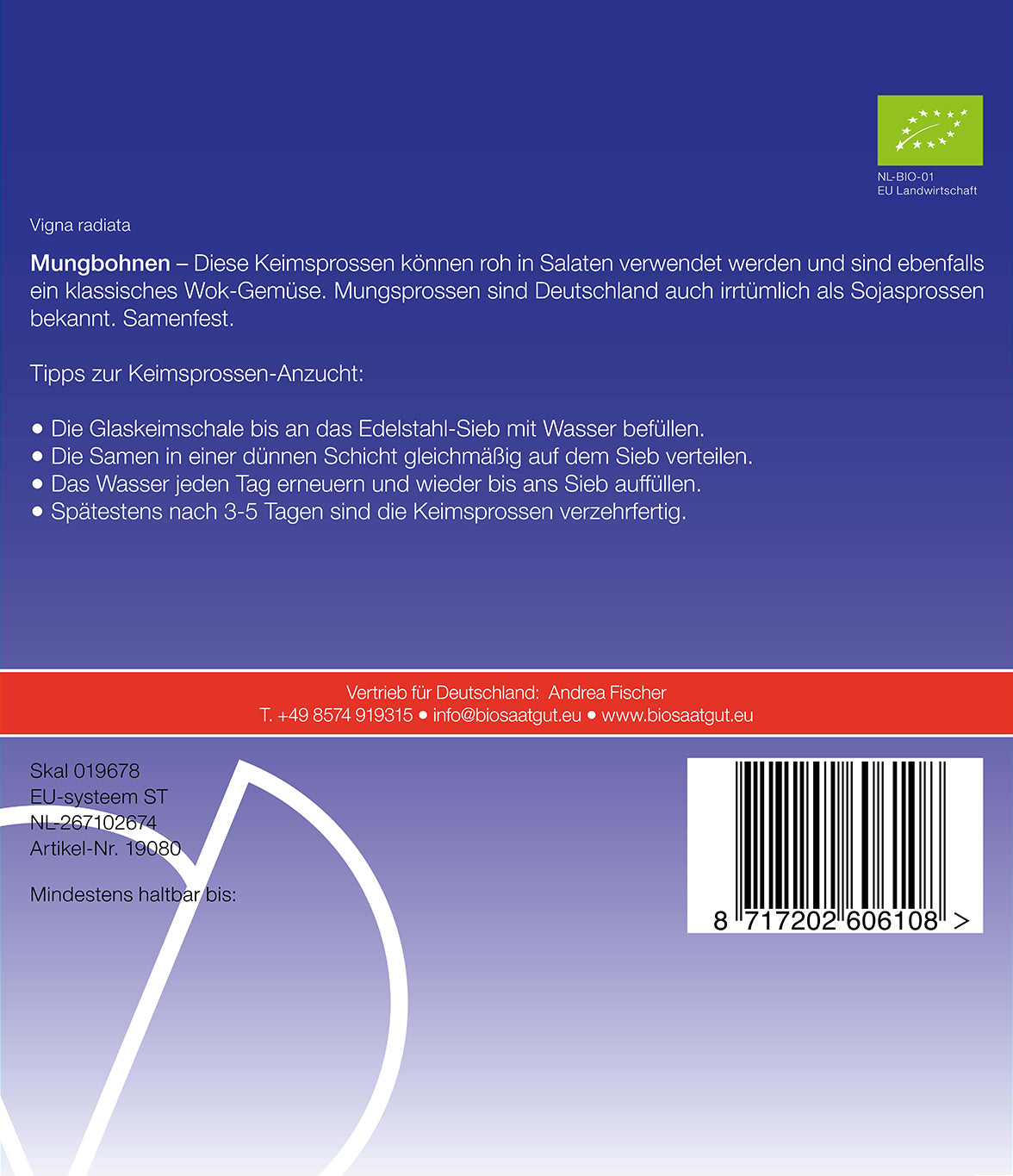 Artikelbild 2 von "BIO Mungbohnen Keimsprossen [MHD 12/2024]" aus der Kategorie Keimsprossen