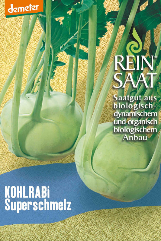 Artikelbild 1 von "BIO Kohlrabi Superschmelz" aus der Kategorie Kohlrabisamen