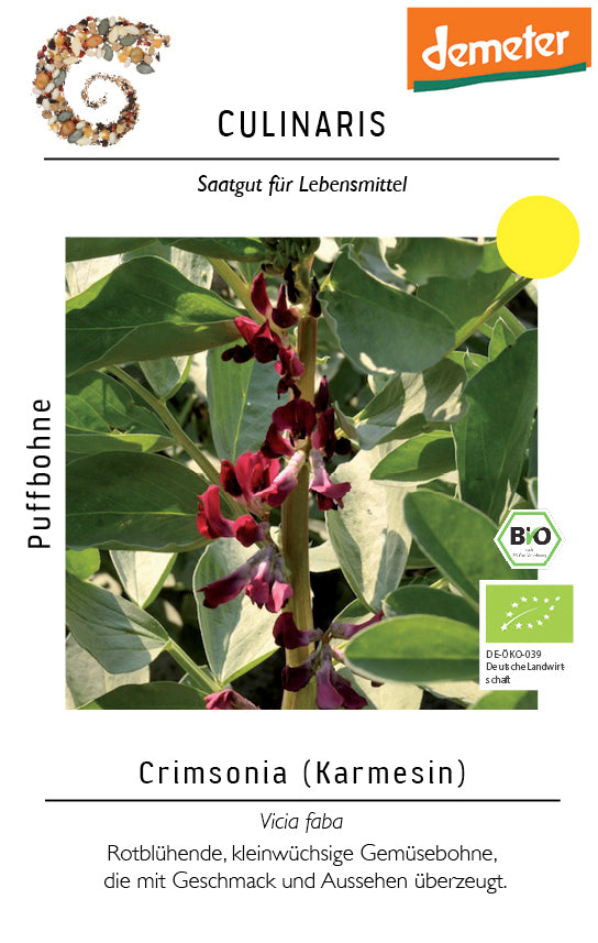 Artikelbild 1 von "BIO Puffbohne Karmesin" aus der Kategorie Puffbohnensamen