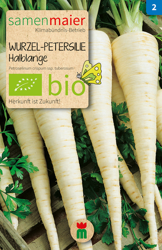Artikelbild 1 von "BIO Wurzel-Petersilie Halblange einjährig" aus der Kategorie Petersiliensamen