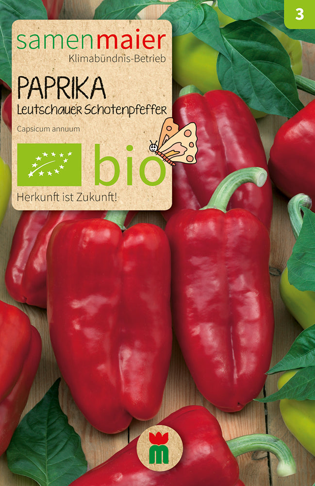 Scharfer Paprika Leutschaür Schotenpfeffer | Bio-Paprikasamen von Same ...